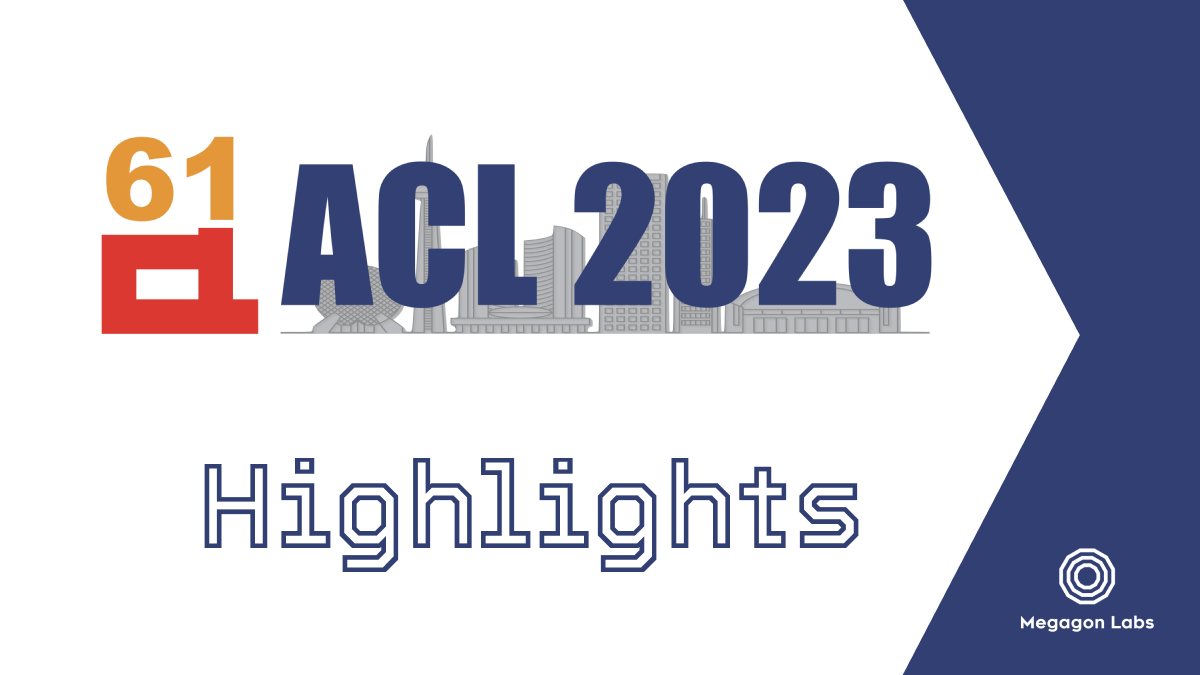 ACL 2023 Conference Highlights Megagon Labs