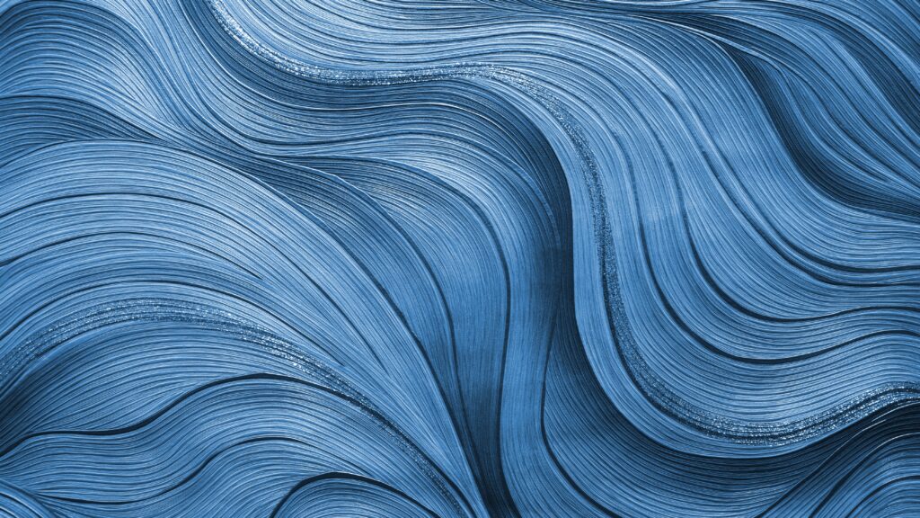 blue waves abstract