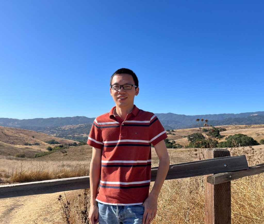 Chen Shen enjoying a day out in the hills